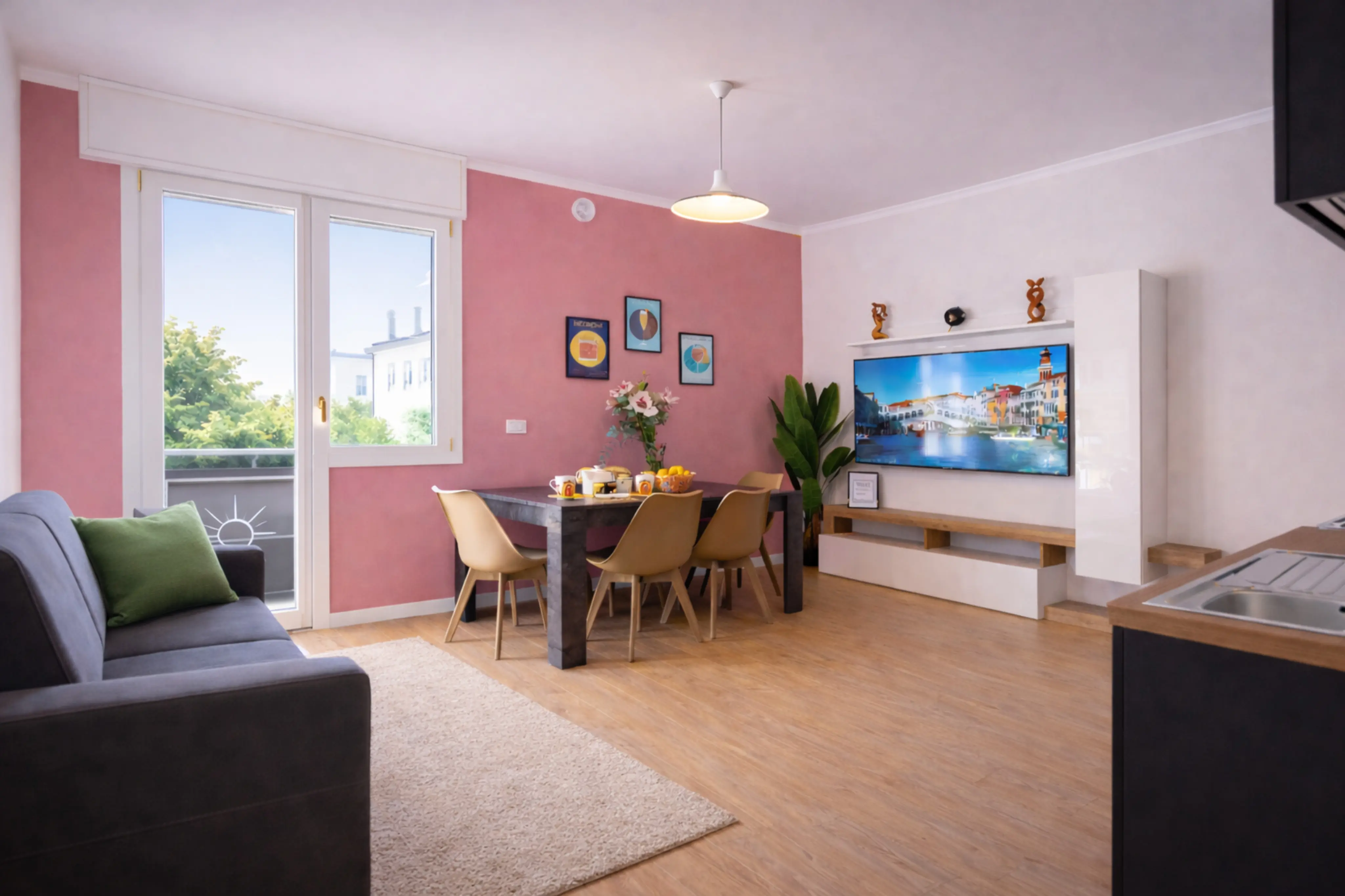 Dimora Zattere — appartamento con doppio bagno e terrazzino al Palazzo Fenice, Venezia